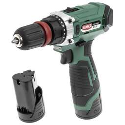 HAMMER ACD122QC Аккум.дрель 12В 2X2Ач LIION 10мм 0-350/0-1400об/мин 28Нм 811556
