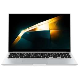 SAMSUNG Ноутбук Galaxy Book 4 NP754 Core 5 120U 16Gb SSD512Gb Intel Graphics 15.6" PLS FHD (1920x1080) Windows 11 Pro silver WiFi BT Cam (NP754XGK-LS2IN)