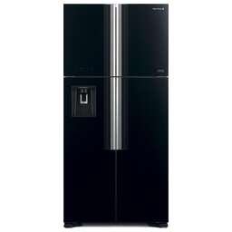 HITACHI Холодильник R-W660PUC7 GBK 2-хкамерн. черный стекло инвертер