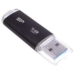 SILICON POWER Флеш Диск 16GB Blaze B02 SP016GBUF3B02V1K USB3.1 черный