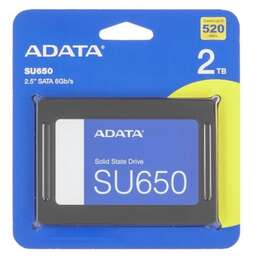 A-DATA SSD накопитель Ultimate SU650 ASU650SS-2TT-R 2ТБ, 2.5", SATA III, SATA