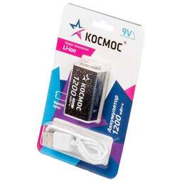КОСМОС KOCLi9V1200mAh1BL черный