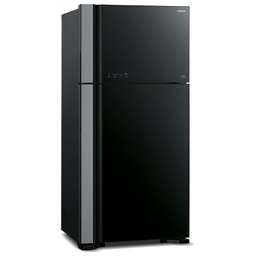 HITACHI Холодильник R-VG660PUC7-1 GBK 2-хкамерн. черный стекло инвертер