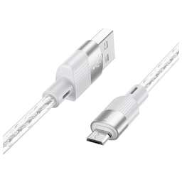 HOCO (6942007602259) X99m 2.4A USB-microUSB 1 m серый