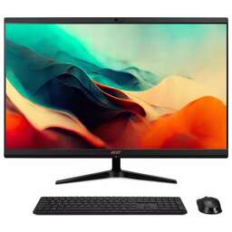 ACER Моноблок Aspire C27-1800 27" Full HD i3 1305U (1.6) 8Gb SSD512Gb UHDG CR Eshell GbitEth WiFi BT 65W клавиатура мышь Cam черный 1920x1080