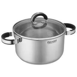 RONDELL Кастрюля Brando RDS-1805 5.1л. d=24см (с крышкой) стальной