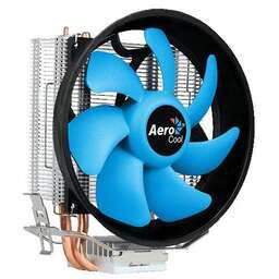 AEROCOOL Устройство охлаждения(кулер) Verkho 2 Plus Soc-AM5/AM4/1151/1200/1700 черный/синий 4-pin 18-27dB Al+Cu 115W 444gr Ret
