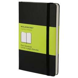 MOLESKINE Блокнот CLASSIC, 192стр, без разлиновки, твердая обложка, черный [qp012]