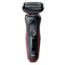 BRAUN Электробритва Series 5 51-R1200S, черный и красный