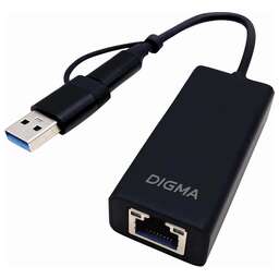 DIGMA Сетевой адаптер 2.5G Ethernet DLA-GTUC01 USB 3.0