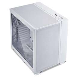 LIAN LI Корпус Mini Tower O11 Air Mini White (ATX, без БП, 2xUSB Type-A + USB Type-C) (G99.O11AMW.00)