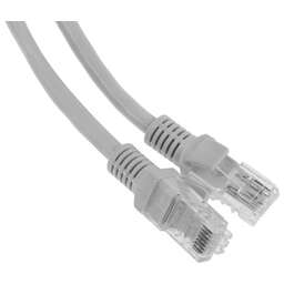 PREMIER Патч-корд PP6U-1M 10000Гбит/с UTP 4 пары cat.6 CCA molded 1м серый RJ-45 (m)-RJ-45 (m)