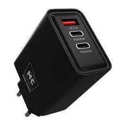 MORE CHOICE (4620202555625) NC90 1USB+2Type-C 3.0A PD 45W Black
