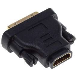 BURO Адаптер DVI-D (m) - HDMI (f), GOLD , черный [bhp ret ada_hdmi-dvi]