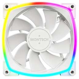 MONTECH Вентилятор для корпуса RX120 Reverse ARGB 120х120x25 белый 4-pin 27дБ (RX120 PWM WHITE) Ret