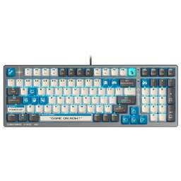 A4TECH Клавиатура S98 Pixels механическая серый/бежевый USB for gamer LED (S98) кабель 1.8м