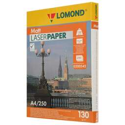 LOMOND Бумага Ultra DS Matt CLC 0300542 A4/130г/м2/250л./белый матовое/матовое для лазерной печати