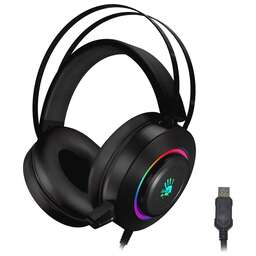 A4TECH Наушники накладные с микрофоном Bloody G521 черный (проводные, кабель 2,3м, USB) (G521 (BLACK))
