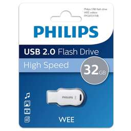 PHILIPS WEE 2.0 32Gb серебристый (FM32FD110B/97)