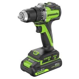 GREENWORKS Дрель-шуруповерт DD345 аккум. патрон:быстрозажимной (3708307)