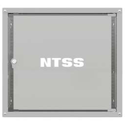 NTSS Шкаф коммутационный Lime -WL9U5545GS-BL настенный, стеклянная передняя дверь, 9U, 550x500x450 мм