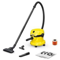 KARCHER Строительный пылесос WD 2 Plus V-12/6/18/C Home, желтый [1.628-012.0]