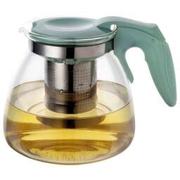 MALLONY Чайник заварочный MENTOLO, объем 1,1 л, из жаропрочного стекла с фильтром из нержав стали (910127)
