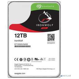 SEAGATE 12TB Ironwolf (ST12000VN0008 ) {SATA 6.0Gb/s, 7200 rpm, 256mb buffer, 3.5",для NAS}