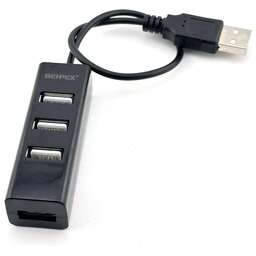 NONAME Разветвитель USB 2.0 BPH-1906 4порт. черный