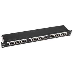 REXANT Панель коммутационная 19", 1U, 24 порта, STP, RJ-45, CAT 5e PRO