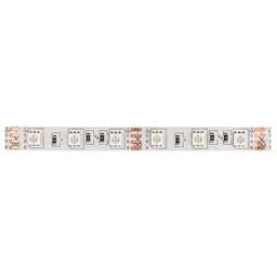LAMPER LED лента 5м открытая, 10 мм, IP23, SMD 5050, 60 LED/m, 12 V, цвет свечения желтый