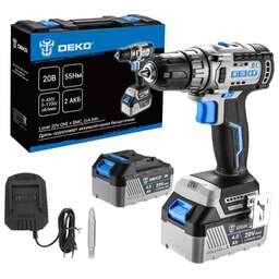 DEKO Loner 20V ONE + в кейсе, 20В, 2*4.0Ач 085-1003