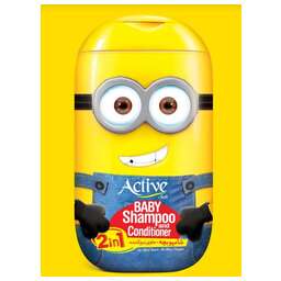 ACTIVE Детский шампунь и кондиционер 2в1 "Minions", 280 мл (512203002)