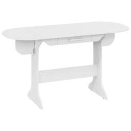 BONMEBEL Стол обеденный Лион белый поры дерева