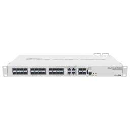 MIKROTIK Коммутатор CRS328-4C-20S-4S+RM 4xКомбо(1000BASE-T/SFP) 20SFP 4SFP+ управляемый