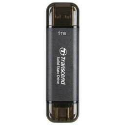 TRANSCEND Внешний диск SSD TS1TESD310C, 1ТБ, серый
