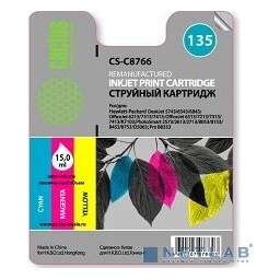 CACTUS C8766HE Картридж (CS-C8766) №135 (трехцветный) для DeskJet 5743/6543/6843,6213/7313/7413