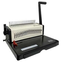 OFFICE KIT Переплетчик B2125N A4/перф.23л.сшив/макс.500л./пластик.пруж. (4.5-51мм)
