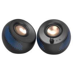 CREATIVE Колонки Bluetooth Pebble X, 2.0, черный [51mf1715aa000]