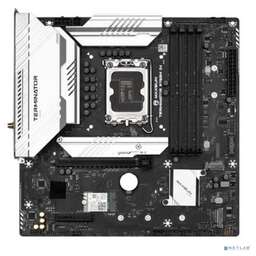 MAXSUN MS-Terminator B760M D4 WIFI6E V2 (Socket 1700, mATX, 4*DDR4(128b), DP/HDMI, 4*SATA3, 3*M.2, 1xPCI-E x16 /1xPCI-E x4, 6*USB 2.0, 2*USB 3.2 GEN2, LAN 1*2.5G, Bluetooth, Wi-Fi 802.11ax, RTL)