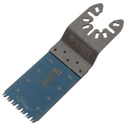 DENZEL Насадка для МФИ режущая пазовая прямая, HCS, по дереву, ламинату 34 х 2.5 мм, крупный зуб 782315