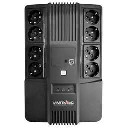 ИМПУЛЬС ИБП МАСТЕР 800, 800VA/480W, L-INT, A.SIN, LED, USB, RJ45/11, SCHUKOx8