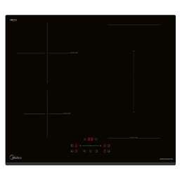 MIDEA Индукционная варочная поверхность MIH65783F, конфорок: 4 шт., стеклокерамика, независимая, черный