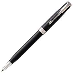 PARKER Набор ручек Sonnet (CW2093259) LaqBlack CT ручка роллер, ручка шариковая M подар.кор