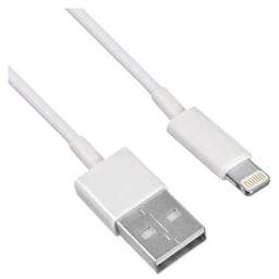 KINGPRICE Кабель KP-USBAL-1m, Lightning (m) - USB (m), 1м, 2.4A, белый