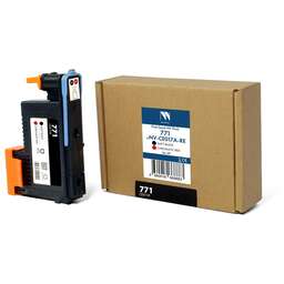 NV PRINT Печатающая головка NVP 771 (NV-CE017A-RE) Matt Black/Chromatic Red для HP DJ Z6200/Z6800 (совместимая)