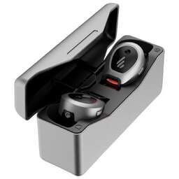 EDIFIER Наушники TWSNB, Bluetooth, внутриканальные, серый/черный