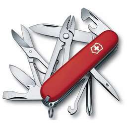 VICTORINOX Нож перочинный Deluxe Tinker (1.4723) 91мм 17функц. красный карт.коробка