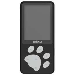 DIGMA Плеер Hi-Fi Flash S5 8Gb черный/серый/2.4"/FM/microSD/microSDHC