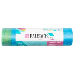 PALISAD HOME Пакеты для мусора с завязками 35 л x 15 шт. синие, Home Palisad 927155